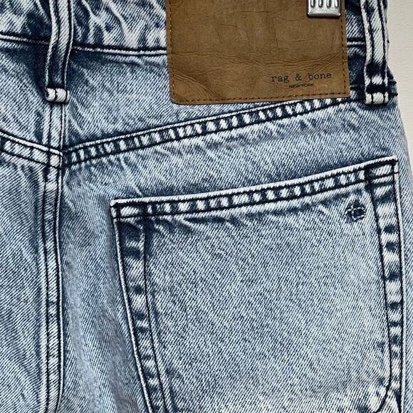 NWOT rag & bone Alex High-Rise Acid Wash Straight Jeans Womens Sz 25 - Picture 10 of 12